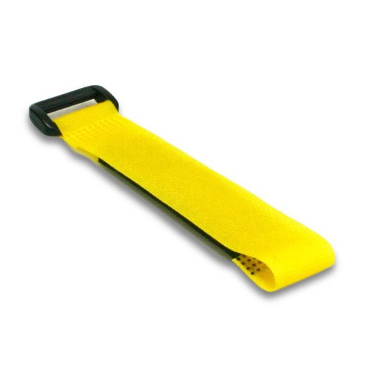 Handy Loop Klittenband Kabelbinders Geel (10 per stuk)