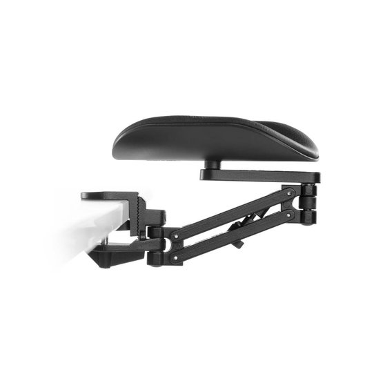 Ergorest ergonomische armsteun zwart lange steun