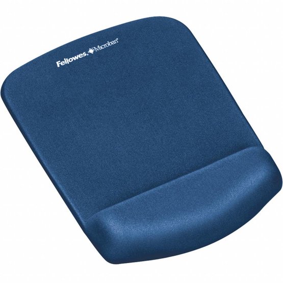 Fellowes PlushTouch™ muismat polssteun blauw