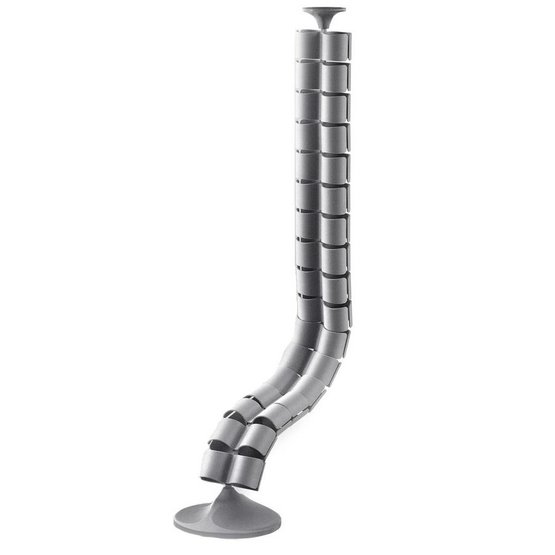 Ergopro 8 Kabelslang + voet zilvergrijs