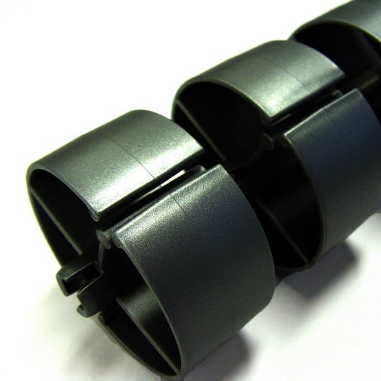 Ergopro Ronde Kabelslang + voet zwart