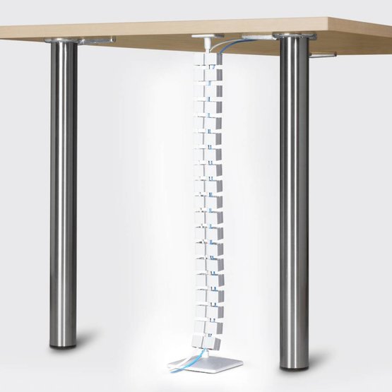 Ergopro Square Kabelslang + voet wit