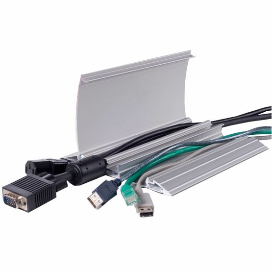 Ergopro Acces aluminium kabelgoot voor op de vloer incl. antislip