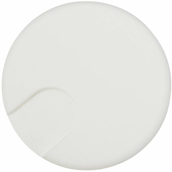 Kabeldoorvoer rond 2-delig afsluitbaar kunststof wit