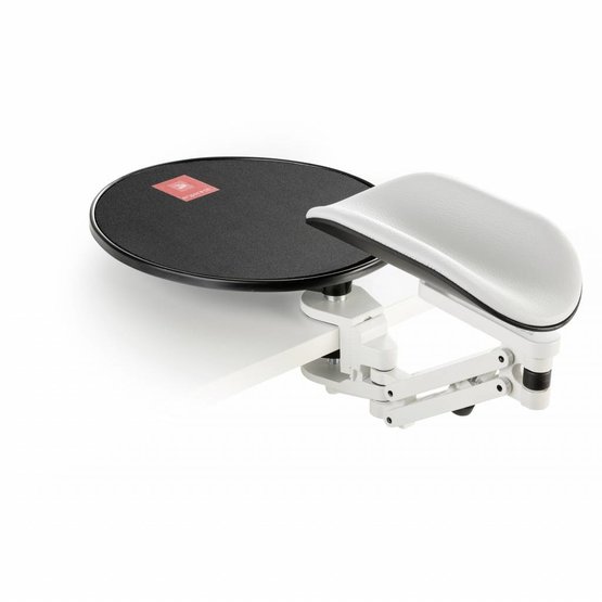 Ergorest ergonomische armsteun + muis plateau grijs-wit lange steun