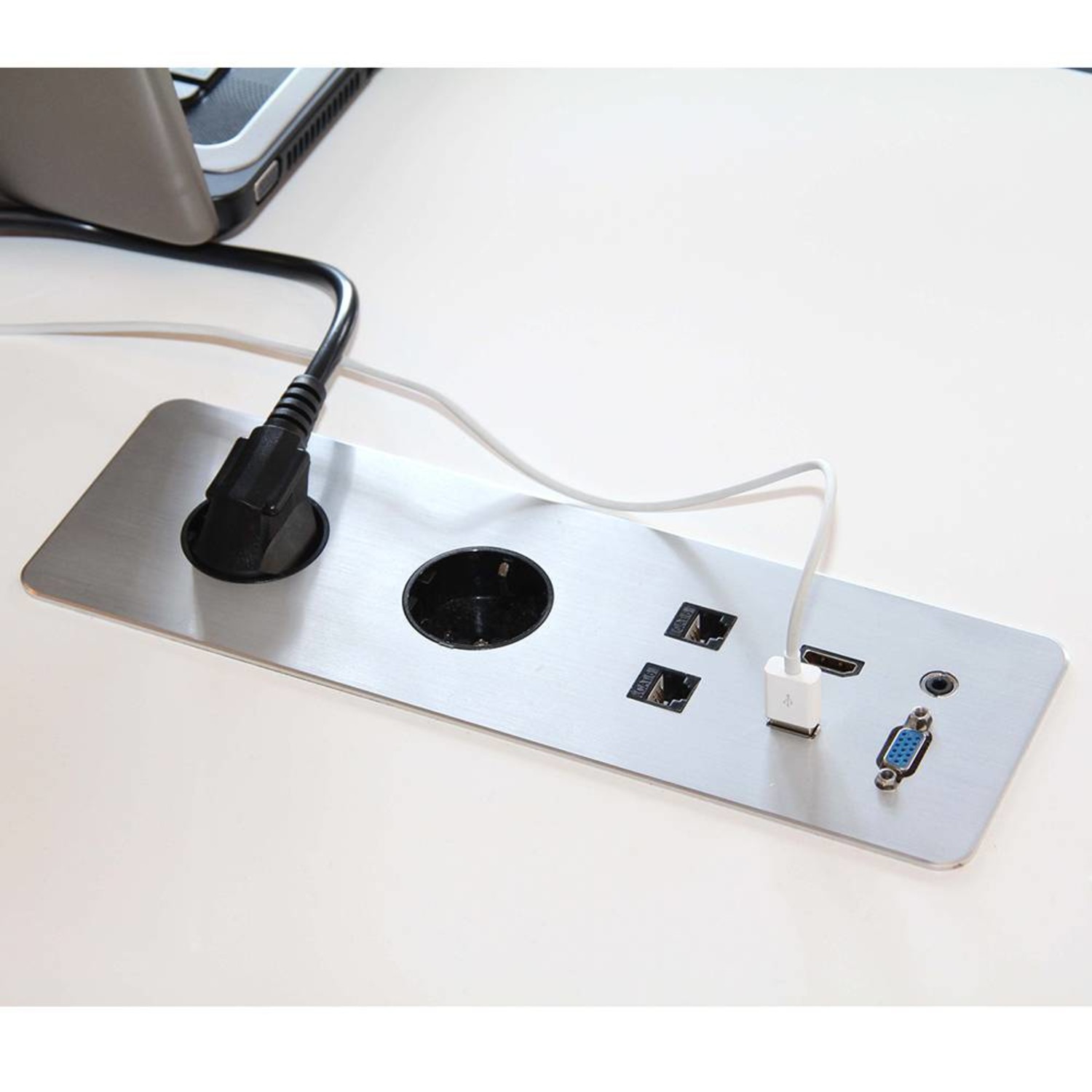 Настольные розетки для офиса. Врезной блок USB. USB Hub 3.0 встраимовый в стол. Розетка USB встраиваемая (5в, 2.1а + 2.1а). Встраиваемая розетка (Elbe Inno el501).