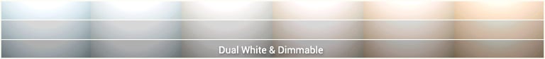 Dual White inbouwspot color table