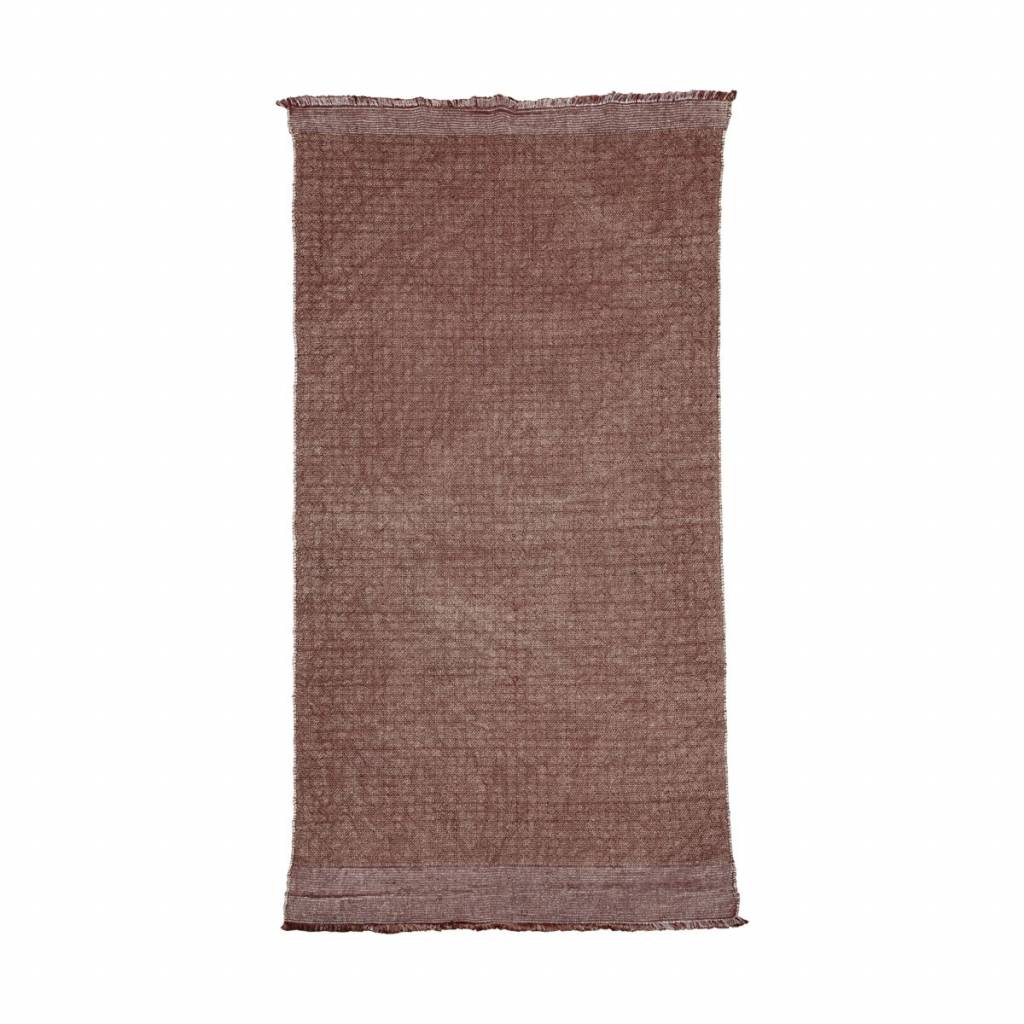 Housedoctor Tapis Shander lumière rouge Burnt Henna coton rose ... Housedoctor Tapis Shander lumière rouge Burnt Henna coton rose ...