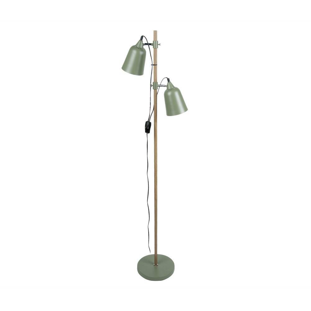 Leitmotiv Lampada da terra in legno-Like 2 15x14x149cm metallo verde ... Leitmotiv Lampada da terra in legno-Like 2 15x14x149cm metallo verde ...