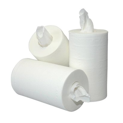 Europroducts Euro Mini Poetspapier 1 laags cellulose wit 120 mtr