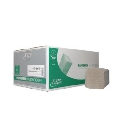 Europroducts Euro Z-vouw recycled tissue 2 laags ECO label