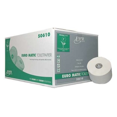 Europroducts Europroducts toiletpapier tissue met dop 2 laags hoogwit
