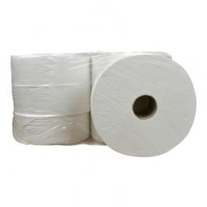 CleanFresh Toiletpapier Maxi Jumbo cellulose 2 laags 6 x 380 meter in folie