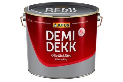 Jotun Demidekk Oljetackfarg - dekkende beits op terpentine basis