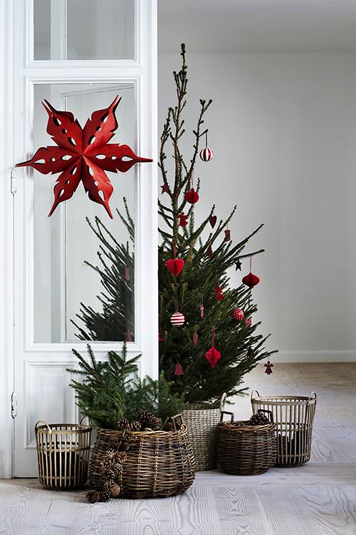 Kerst: Scandinavisch rood
