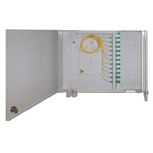 Glasvezel distributie wandbox: middel Glasvezel distributie wandbox: middel