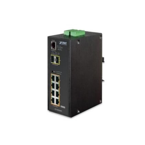 Planet 8 Port Gigabit PoE+, 2 Port SFP Managed Switch Planet 8 Port Gigabit PoE+, 2 Port SFP Managed Switch