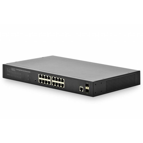Gigabit Ethernet Web Smart 16 port Switch with 2 SFP ports Gigabit Ethernet Web Smart 16 port Switch with 2 SFP ports
