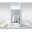 KARTEN und Zubehör / Cards Juegos de cartas para ser personalizados, "Silver", para 4 tarjetas, tamaño 11,5 x 21 cm y 11,5 x 17 cm