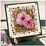 KARTEN und Zubehör / Cards Bastelbuch + Decoupage Blätter + 6 Luxus Kartenlayouts + 3D Pyramid Blumen