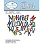 Elisabeth Craft Dies Stempling og prægning stencil, Elizabeth Craft Design alfabet 1-967 Hat