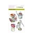 Crealies und CraftEmotions CraftEmotions Transparent stempel A6, Pumpe Giesskanne Botanical Summer