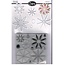 Sizzix Stempling og Embossing stencil, Sizzix Punch Framelits med stempel sæt blomster stjerne 17tlg Set