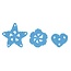 Marianne Design Stampaggio e goffratura stencil, Marianne design, Motif: Fiori gehäckelte