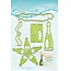 Leane Creatief - Lea'bilities Troquelado y estampado en relieve plantillas Lea'bilitie, una botella de champán y gafas
