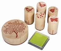 Stempel / Stamp: Holz / Wood