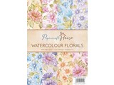 Wild Rose Studio`s A4 Paper Pack Watercolour florals, 40 Bogen