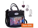 Heartfelt Creations aus USA Bag Black + sleutelhanger charmes van Heartfelt Creations