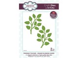 CREATIVE EXPRESSIONS und COUTURE CREATIONS Stamping templates: 1 branches with leaves and 1 in mirror image