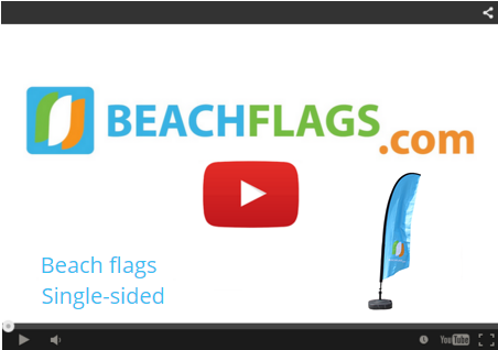 Beach Flags Single-sided