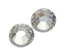 Strass steentjes rond Crystal Strass steentjes rond Crystal