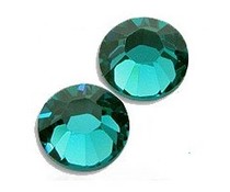 Strass steentjes rond Blue Zircon Strass steentjes rond Blue Zircon