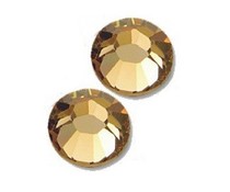 Strass steentjes rond Light Colorado Topaz Strass steentjes rond Light Colorado Topaz