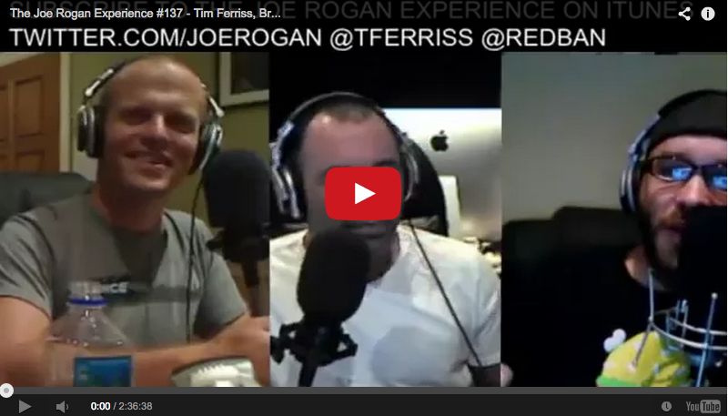 Joe Rogan en Tim Ferris over training, voeding en geest