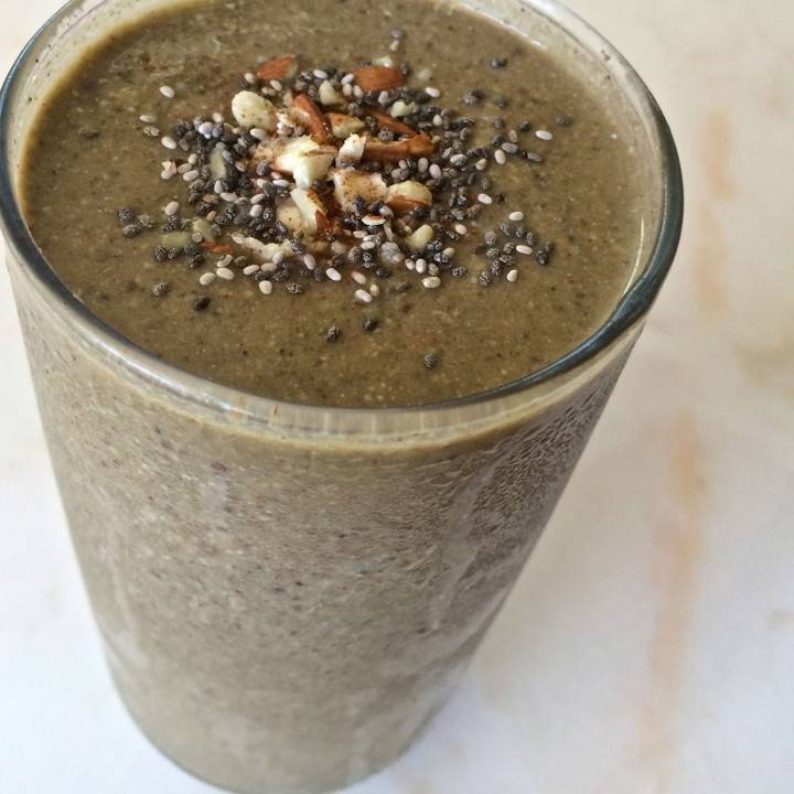 Chocolade, kokos, maca shake!