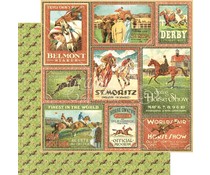 Graphic 45 Belmont Stakes 12x12 Inch 25 pc. (4501448) Graphic 45 Belmont Stakes 12x12 Inch 25 pc. (4501448)