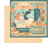 Graphic 45 Café Parisian 12x12 Inch 25 pc. (4501422) Graphic 45 Café Parisian 12x12 Inch 25 pc. (4501422)