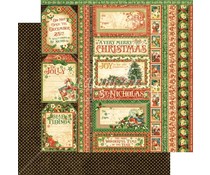 Graphic 45 Season's Greetings 12x12 Inch 25pc. (4501407) Graphic 45 Season's Greetings 12x12 Inch 25pc. (4501407)
