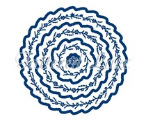 Tattered Lace Floral Overlay Flowers Circles (TLD0658) Tattered Lace Floral Overlay Flowers Circles (TLD0658)