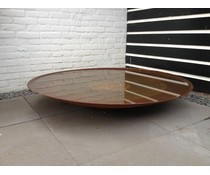 Waterschaal Cortenstaal 120 cm. Waterschaal Cortenstaal 120 cm.