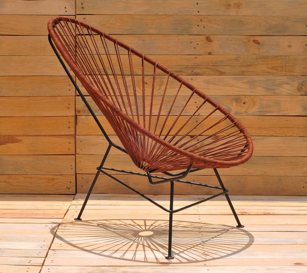 Acapulco chair in natural leather - The Original Acapulco chair