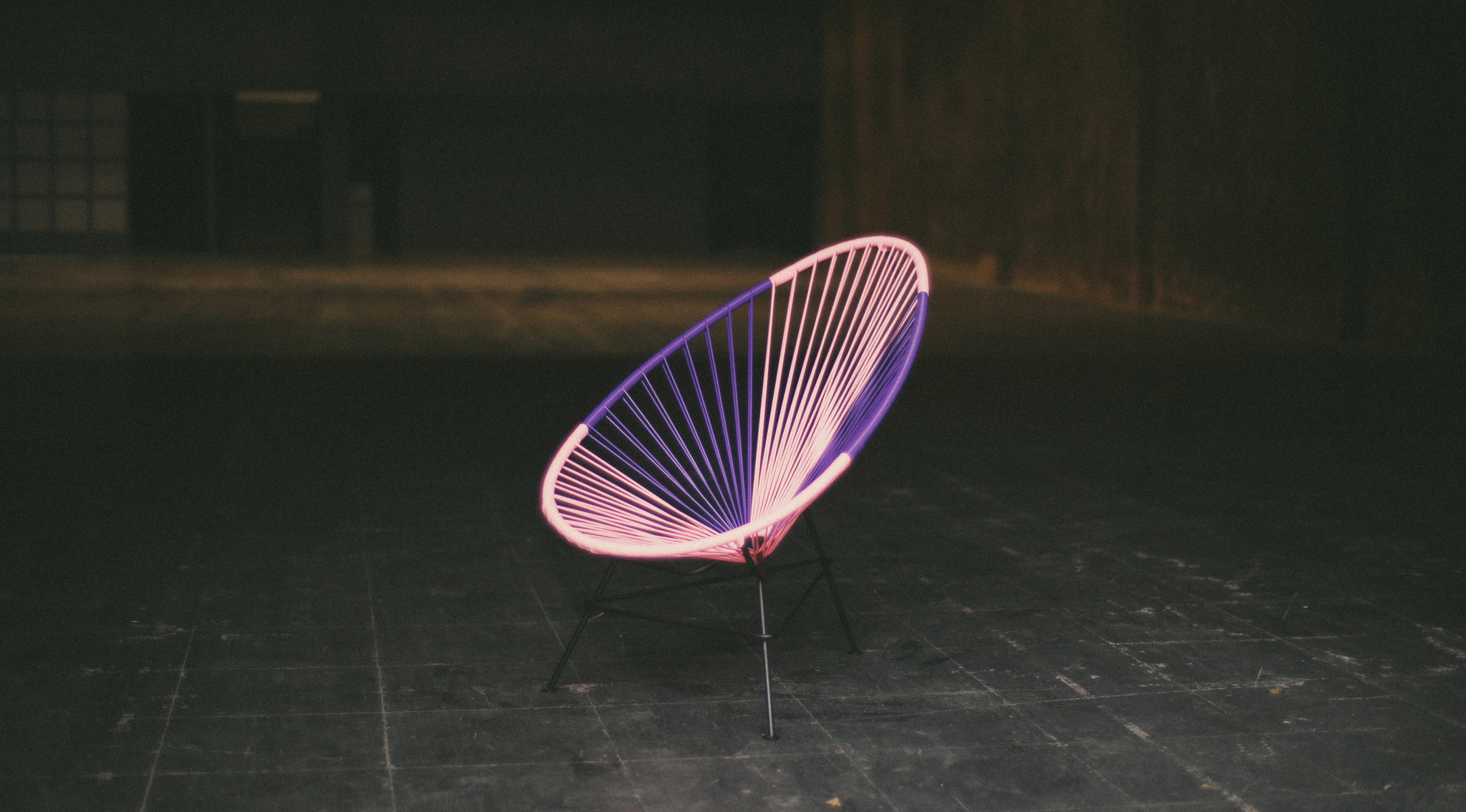 Acapulco chair in warehouse