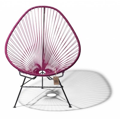 Acapulco chair violet wine