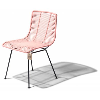 Rosarito dining chair pink salmon