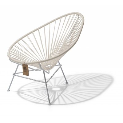 Fauteuil Acapulco pour enfants/bébés blanc, 100% blanc