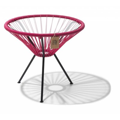 Mesa Japón bugambilia con tablero de vidrio